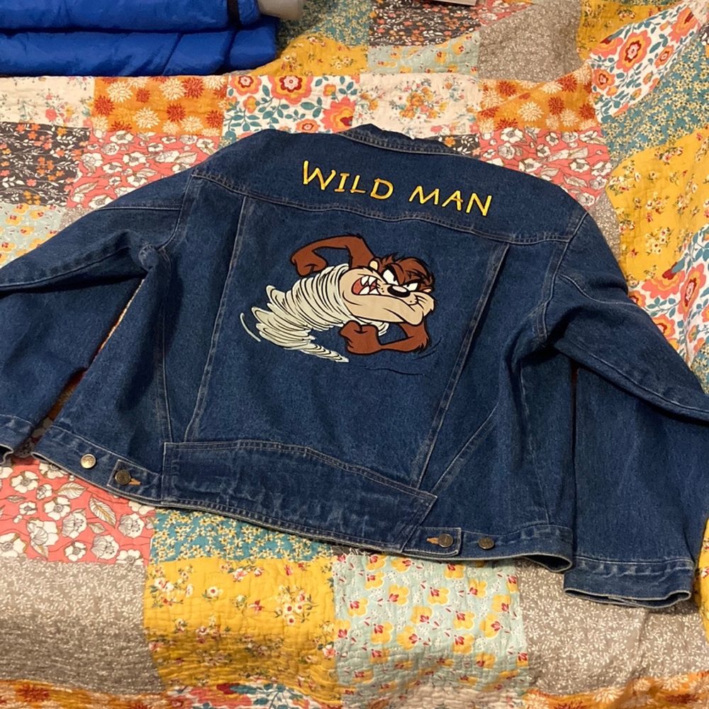 Jean Jacket Looney Tunes Taz